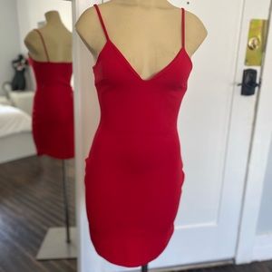 Missguided Red Bodycon mini Dress. NWT